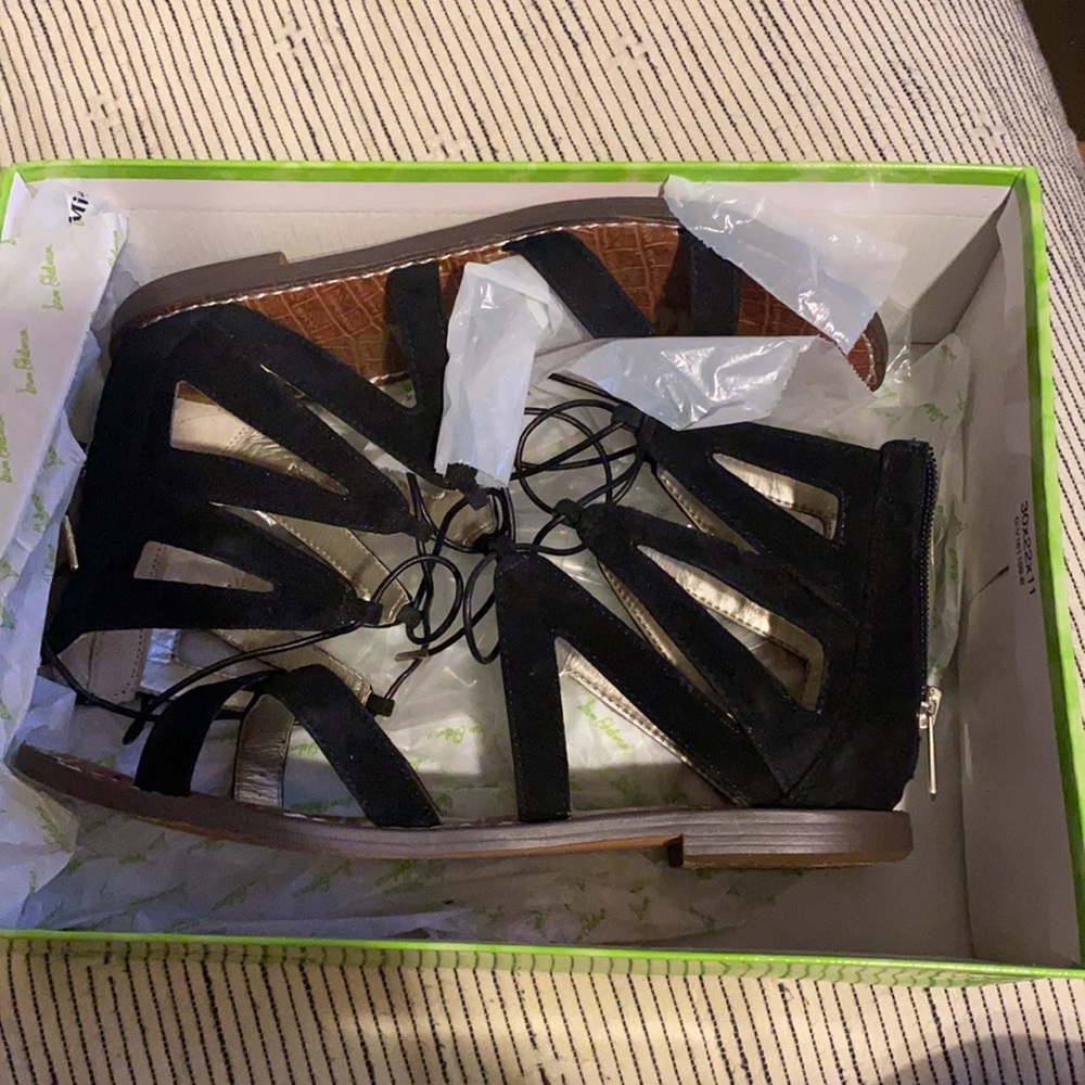 Sam Edelman black strap sandals